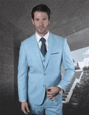 Tiffany Blue Suit - AlbertoNardoniStore