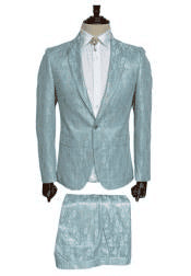 Tiffany Blue Suit - AlbertoNardoniStore