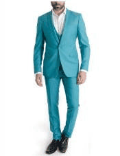 Tiffany Blue Suit - AlbertoNardoniStore