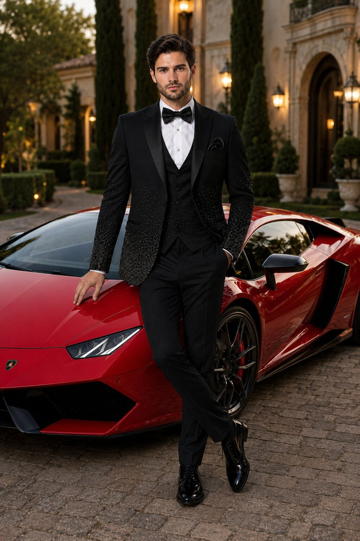 Mens Formal Tuxedo in Black - After Six Classic Style