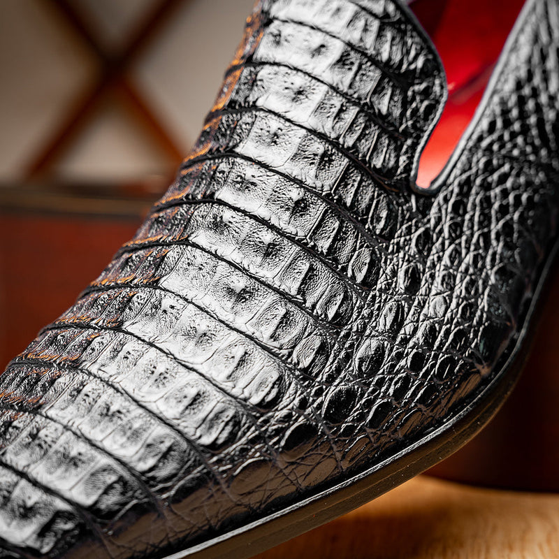 Marco_Di_Milano Trento Black Leather Dress Shoe