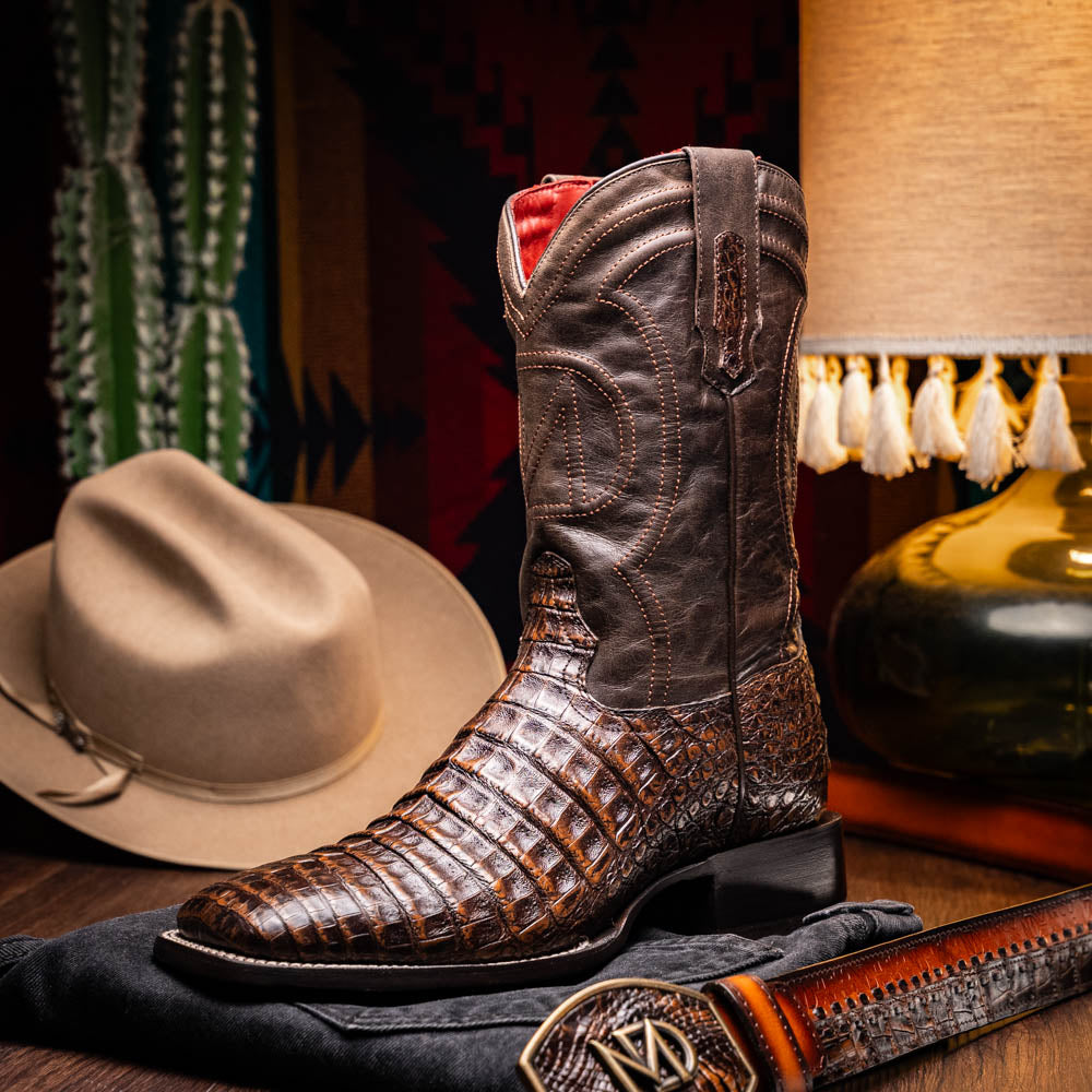Marco Di Milano Tucson: Aged Brown Leather Luxury Shoe