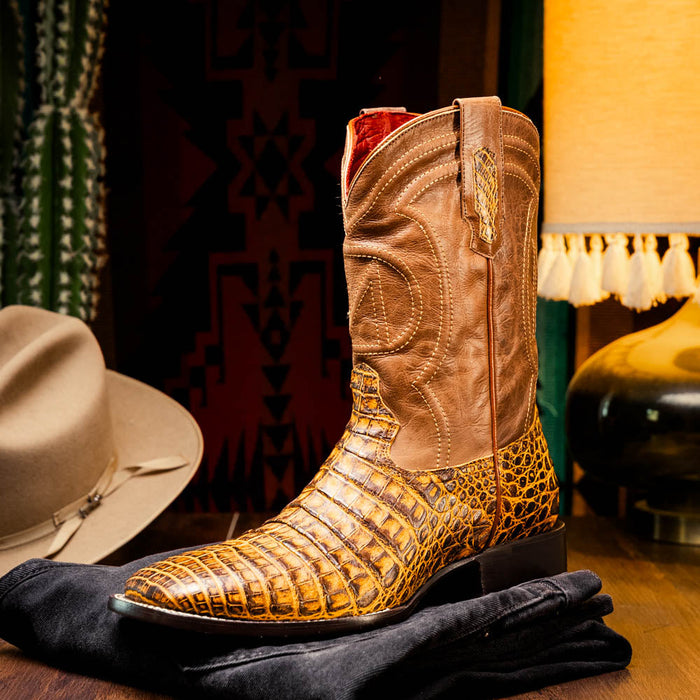 Marco Di Milano Tucson - Mustard Brown Leather Oxfords