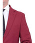 Wholesale Mens Jackets - Wholesale Blazer -Burgundy  Single Breasted Blazer