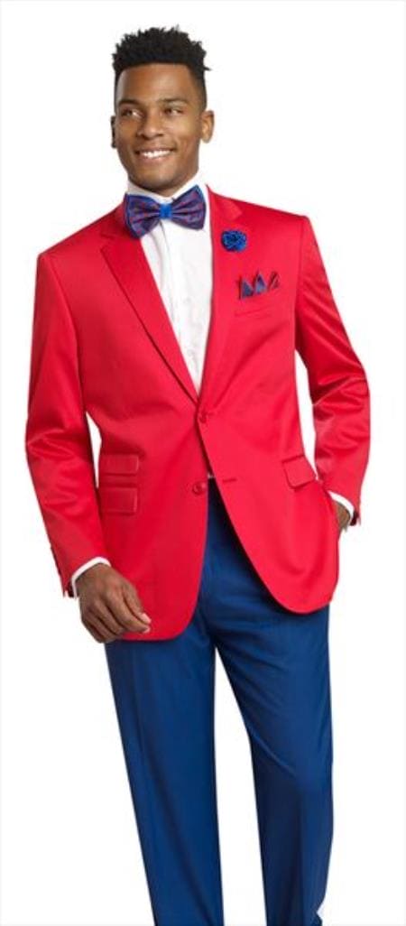 Wholesale Mens Jackets - Wholesale Blazer - Red Blazer