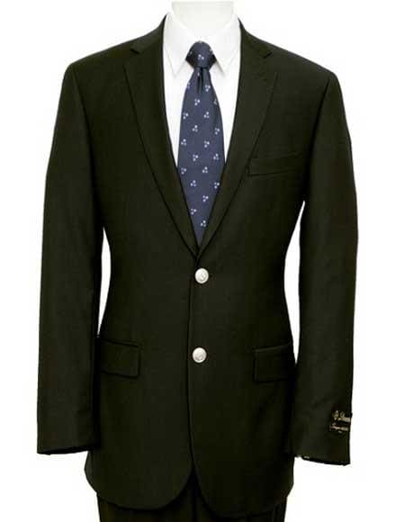 Wholesale Mens Jackets - Wholesale Blazer -Black Single Breasted Blazer