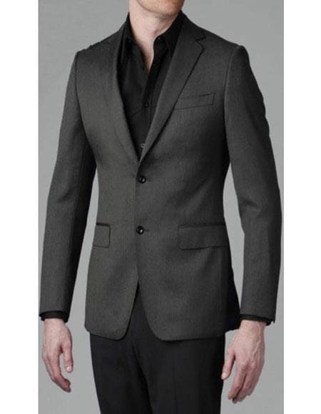 Wholesale Mens Jackets - Wholesale Blazer -Charcoal Grey Blazer