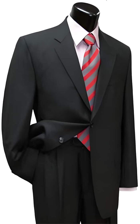 Mens Grey Wool Suit - Any Brand Style Size