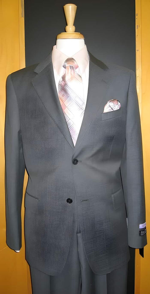 Mens Grey Wool Suit - Any Brand Style Size