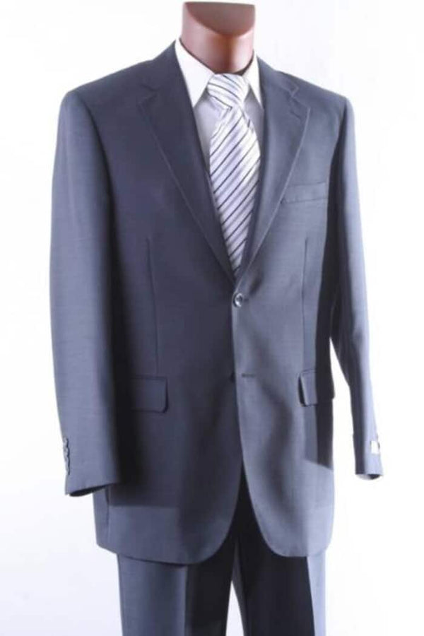 Mens Grey Wool Suit - Any Brand Style Size