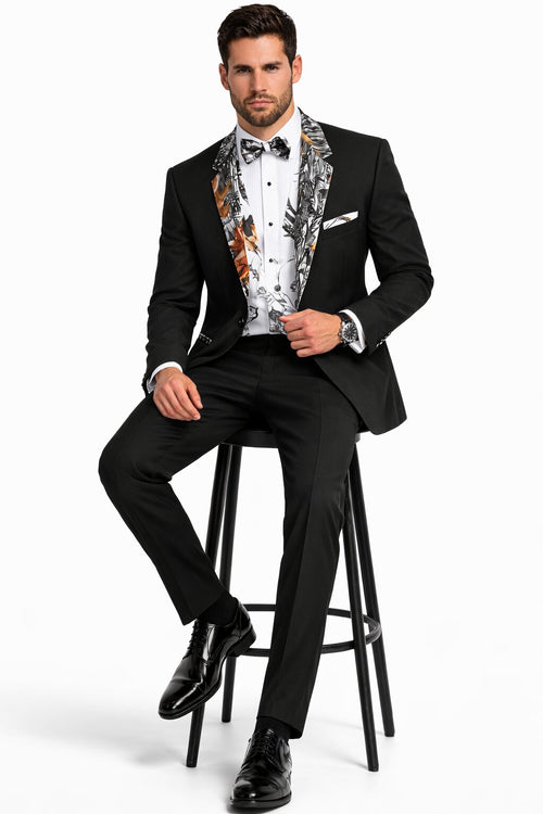 Army Green Tuxedo - Camouflage - Two Toned Vested Olive Camo Tuxedo