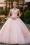Blush Ball Gown Dress by Elizabeth K GL2802