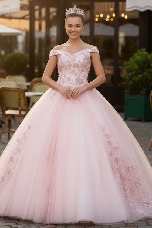 Lilac Ball Gown Dress by Elizabeth K GL2802