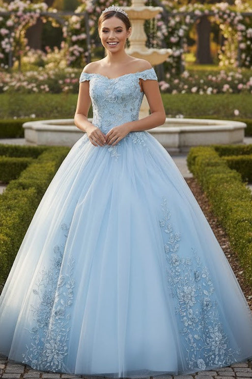 Sweet 16 Royal Blue Gown by Elizabeth K GL2802
