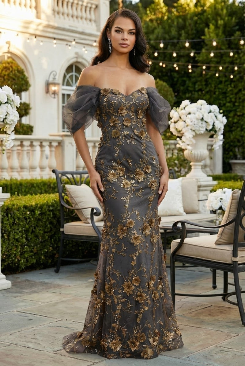 Rose Gold Quinceanera Mom Dresses Mother of the Quince Gowns