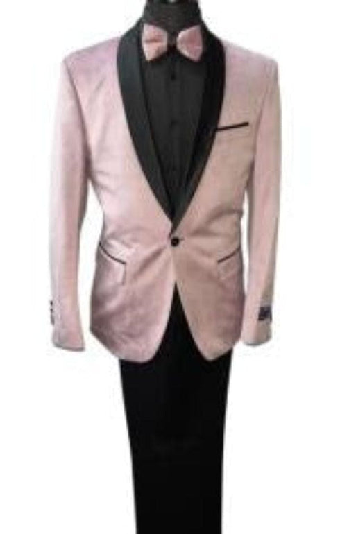 Blush Tuxedo - Light Pink Tuxedo Suit