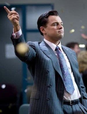 leonardo dicaprio suit wolf of wall street