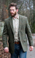 Mens Green Tweed Jacket