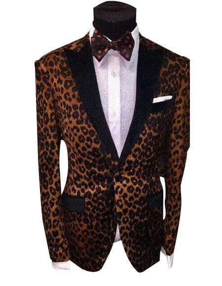 Mens Animal Print Suit - AlbertoNardoniStore