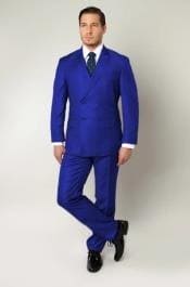 Double Breasted Slim Fit Suit - AlbertoNardoniStore