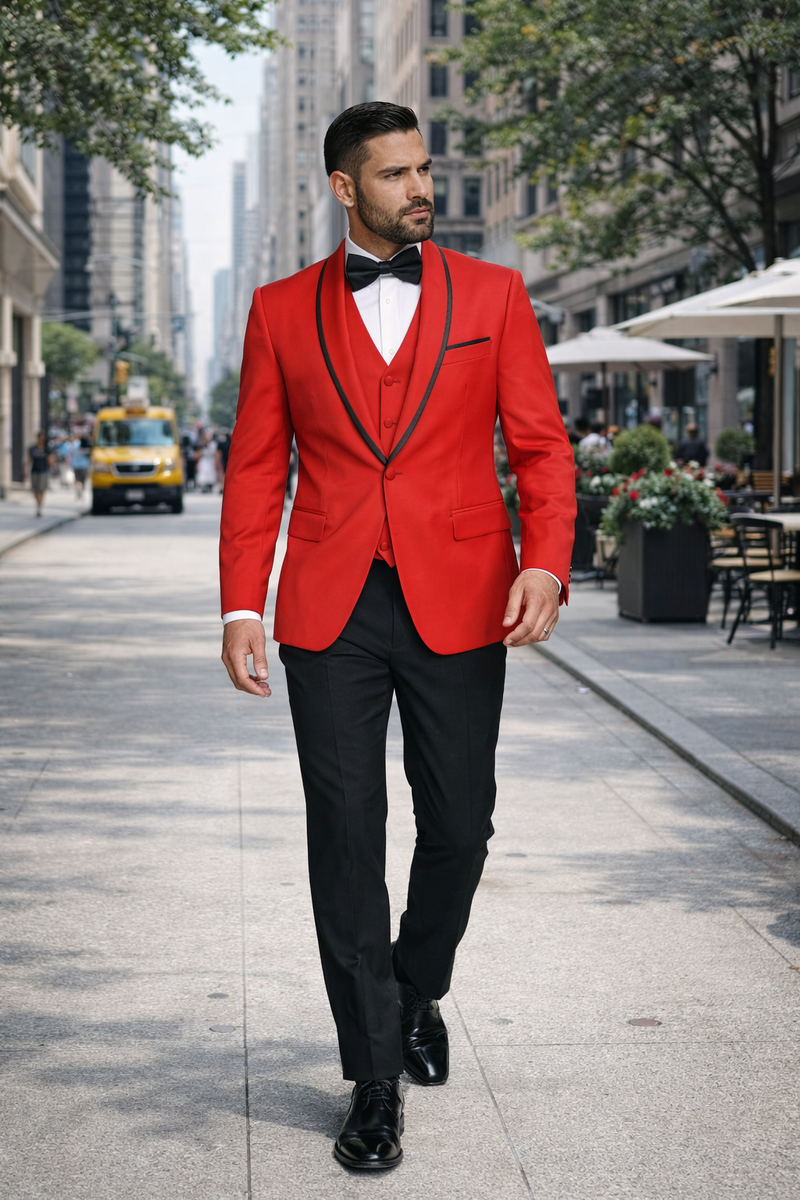 valentine blazer - valentines day Tuxedo - Red Tuxedo