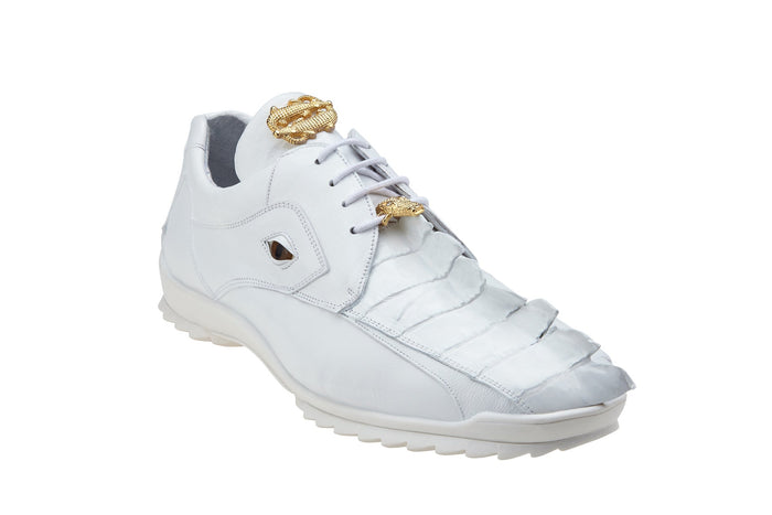 Belvedere Vasco - White Genuine Leather Luxury Shoe