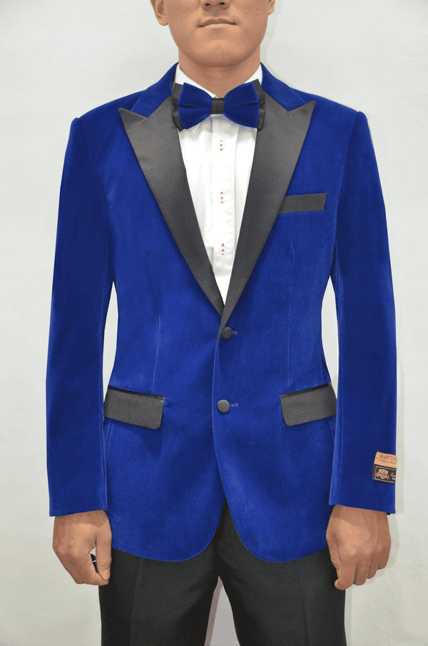 Velvet-Tux101 Royal/Black - AlbertoNardoniStore