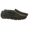 Vestigium Ostrich Leg Driving Loafers Black - Black Ostrich Leg men's driving loafer