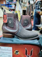 Vestigium Python Nubuck Exotic Ankle Boots Brown