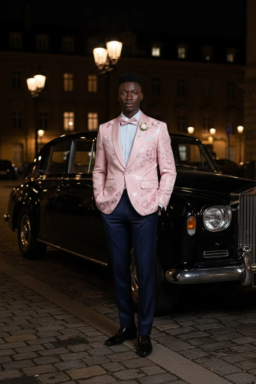 Fusion Pink Tuxedo Jacket | Alberto Nardoni