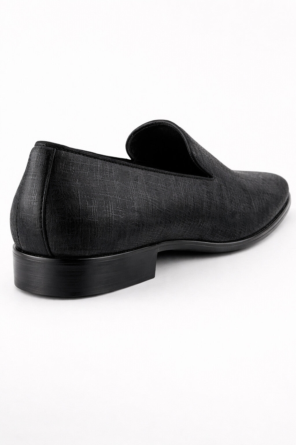 Sharkskin Black Couture 1910 Tuxedo Shoes