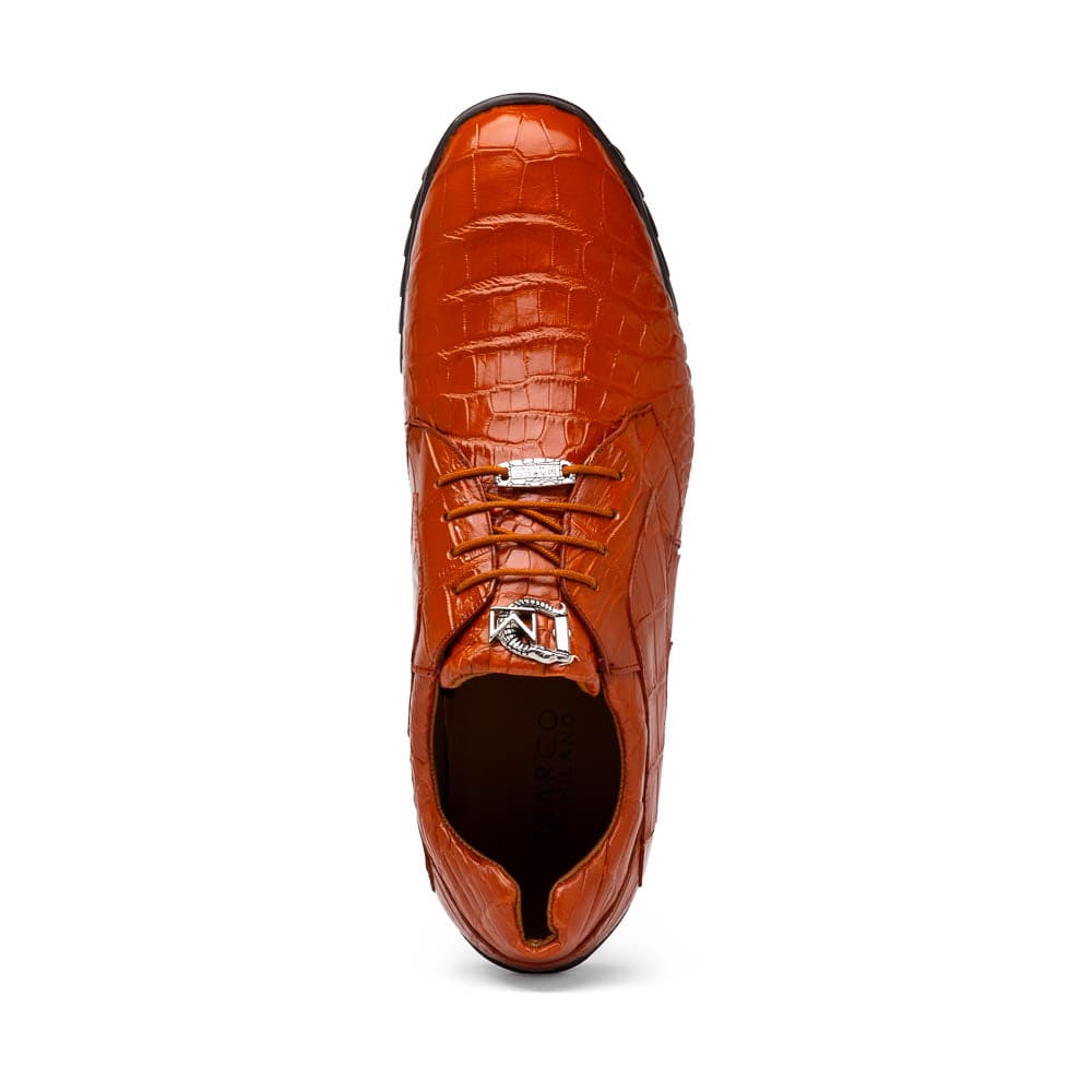 Marco Di Milano Vulcan Alligator Sneakers Honey