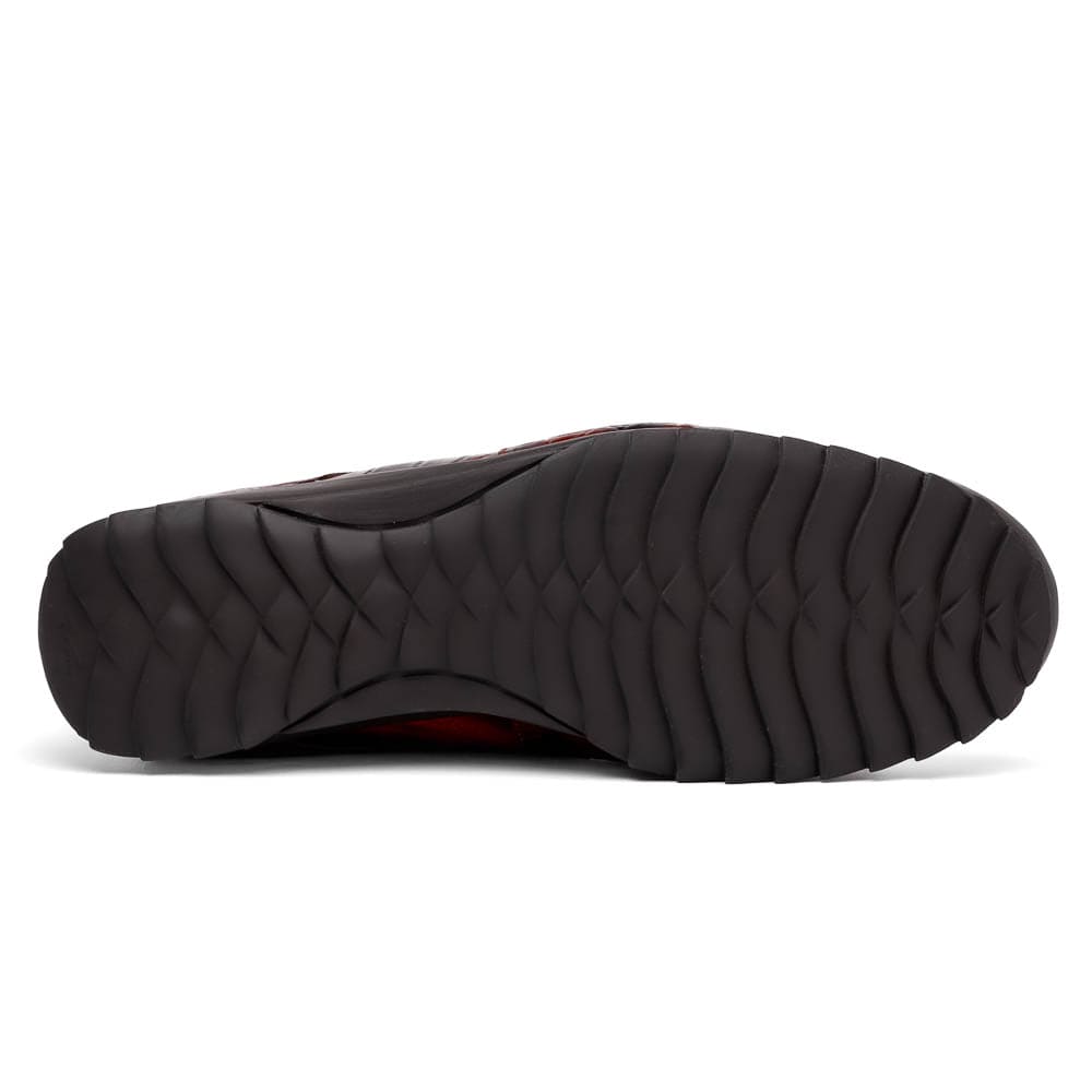 Marco Di Milano Vulcan Alligator Sneakers Cognac