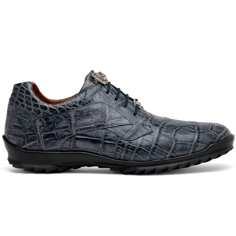 Marco Di Milano Vulcan Alligator Sneakers Grey