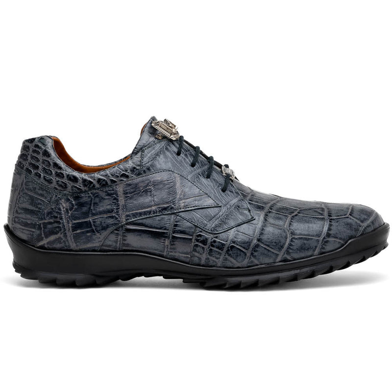 Marco Di Milano Vulcan Alligator Sneakers Grey
