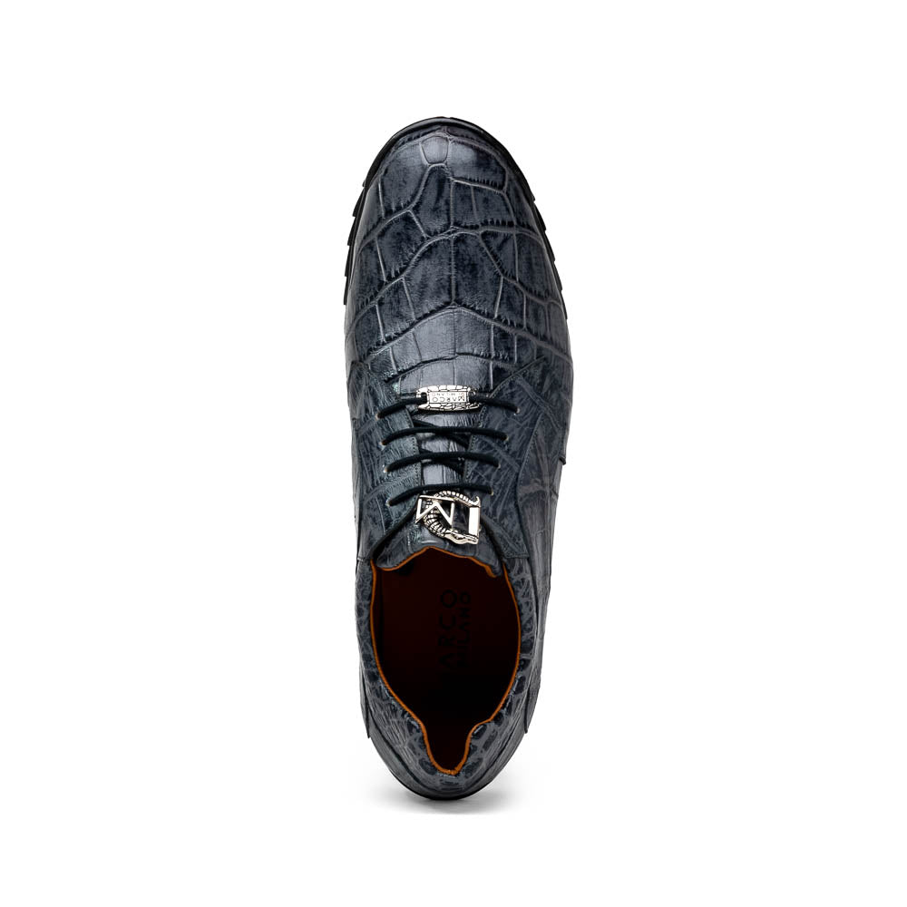Marco Di Milano Vulcan Alligator Sneakers Grey