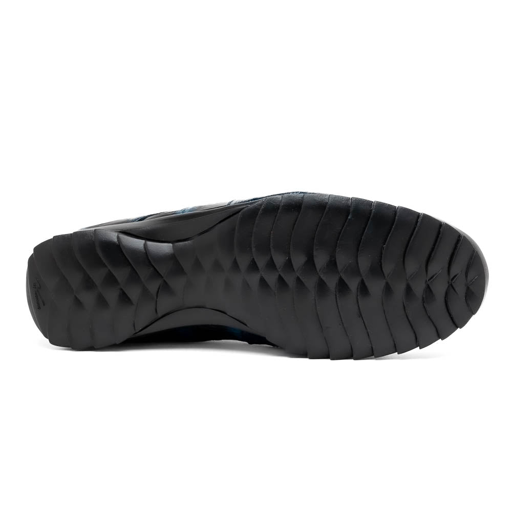 Marco Di Milano Vulcan Alligator Sneakers Blue