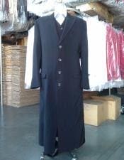 Mens Floor Length Coat Coat - AlbertoNardoniStore