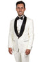 "Mens Stacy Adams Suit - Stacy Adams Suit Men's Ivory Tuxedo - Vested One Button Shawl Lapel"