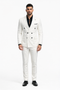 White Suit With Black Pinstripe - 1920'S 1940'S Dress Suit