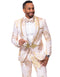 White tuxedo wedding groom - White wedding tuxedos - AlbertoNardoniStore