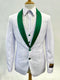 White tuxedo wedding groom - White wedding tuxedos - AlbertoNardoniStore