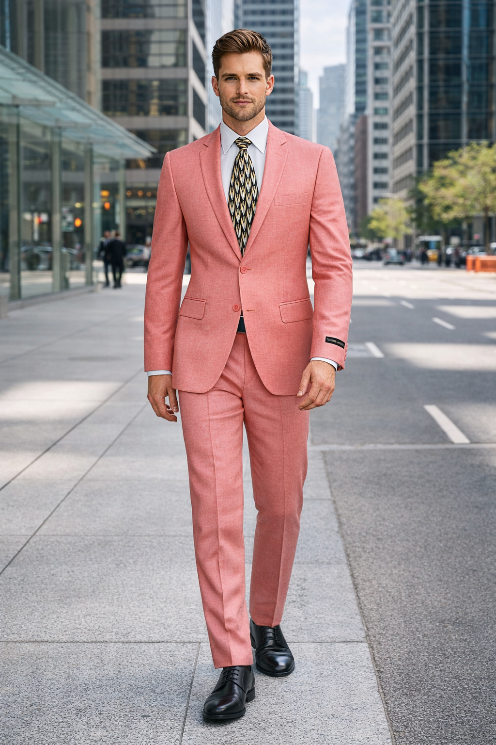 Wholesale Mens Jackets - Wholesale Blazer -Coral Blazer