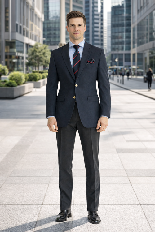 Wholesale Mens Jackets - Wholesale Blazer -Navy Blazer