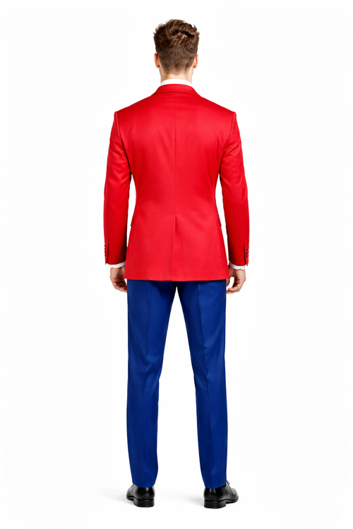 Wholesale Mens Jackets - Wholesale Blazer - Red Blazer