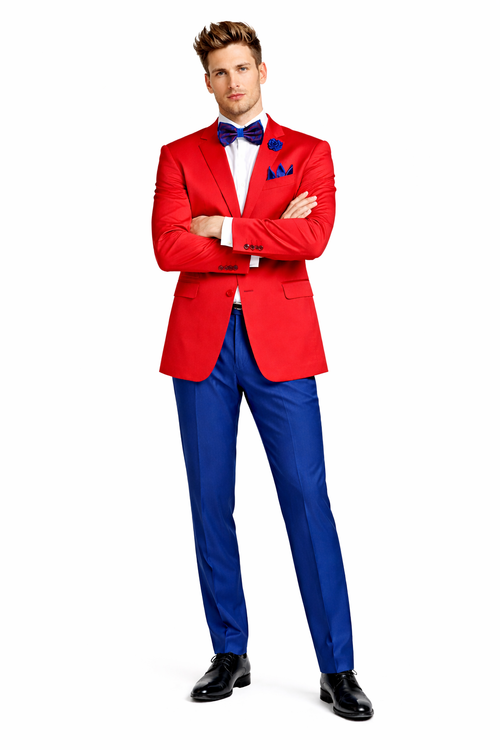 Wholesale Mens Jackets - Wholesale Blazer - Red Blazer
