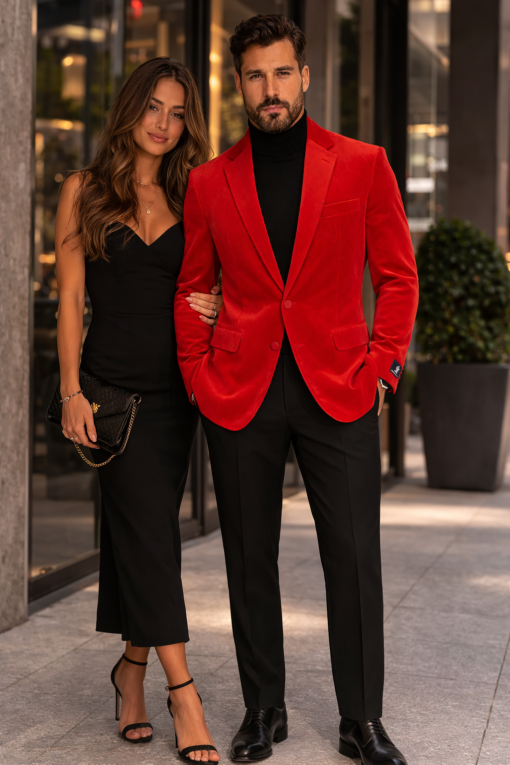 Wholesale Mens Jackets - Wholesale Blazer - Red Velvet  Blazer