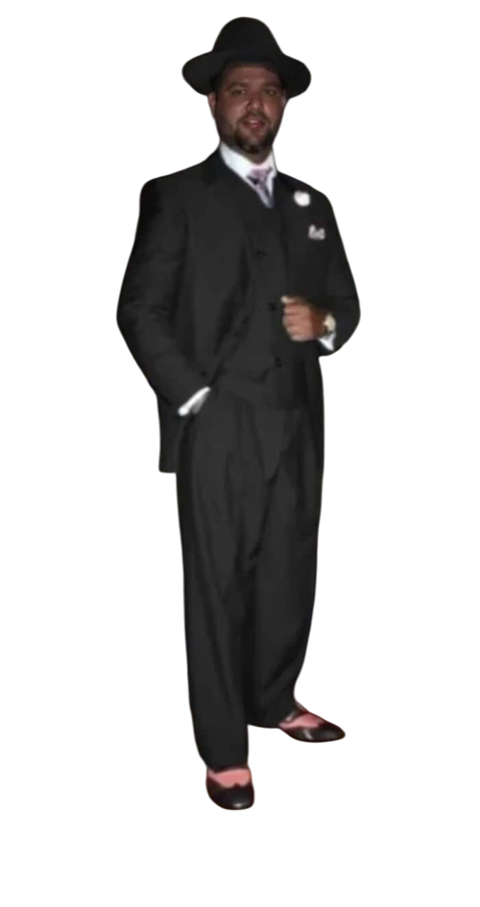 Wide Leg Pleated Pants Pants - 100% Wool Suit - Double Breasted Vest Peak Lapel - Classic Fit Suit - Vested Suit - Charcoal