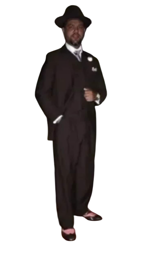 Wide Leg Pleated Pants Pants - 100% Wool Suit - Double Breasted Vest Peak Lapel - Classic Fit Suit - Vested Suit - Dark Brown