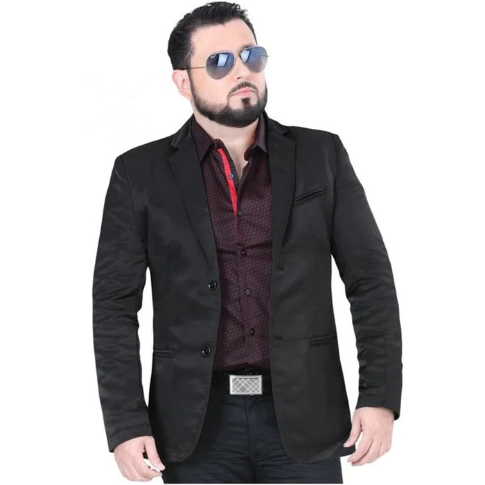 Roberto Tapia Men’s Black Western Cowboy Blazer MON-2174, Saco Vaquero Charro Jacket